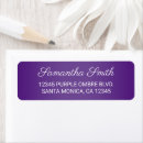 Search for purple ombre return address labels Elegant