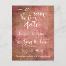 Search for burlap save date postcards Couple