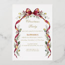 Search for foil seasonal invitations Burgundy