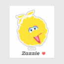 Search for bird face stickers Big bird sesame st