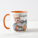 Search for black cat and pumpkin mugs Whimsical