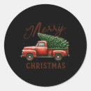 Search for vintage red truck stickers Winter