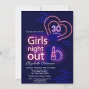 Search for girls night out birthday invitations Elegant