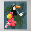Search for tropical bird posters Hibiscus