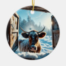 Search for cute cow christmas tree decorations Barn