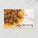 Search for arabic business cards Restaurant
