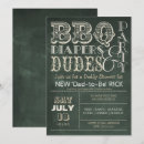 Search for dudes invitations Chalkboard