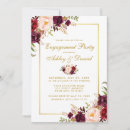 Search for boho engagement party invitations Watercolor floral