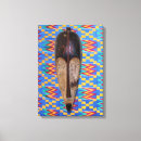 Search for african tribal canvas prints Blue