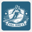 Search for downhill skier stickers Snow