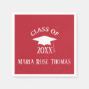 Search for red cardinal napkins Graduation