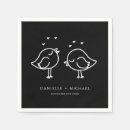 Search for bird napkins Hearts