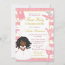 Search for dove first communion invitations Pink