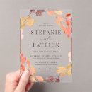 Search for fall foliage wedding invitations Autumn