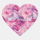 Search for heart with flowers stickers For her