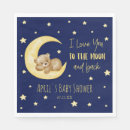 Search for love napkins Baby shower