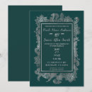 Search for green and silver wedding invitations Modern