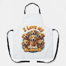 Search for kitchen pug aprons Lover