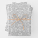 Search for white lace wrapping paper Grey