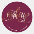 Search for burgundy and gold stickers Modern