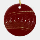 Search for music notes christmas tree decorations Red