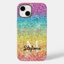 Search for rainbow sparkles iphone cases Fashionable modern girly multicolor