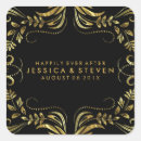 Search for lace wedding stickers Black