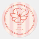 Search for flowers wedding stickers Botanical