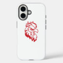 Search for team logo iphone cases Fierce red eagle design