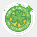 Search for patrick day stickers Green shamrock