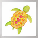 Search for sea turtle posters baby kids Watercolor