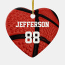 Search for basketball jersey christmas tree decorations For him