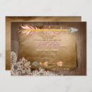 Search for tribal feathers baby shower invitations Boho