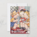 Search for cartoon bridal shower invitations Vintage
