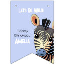 Search for zebra bunting flags Animal