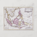 Search for vintage map of asia postcards Antique