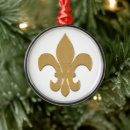 Search for fleur de lis christmas tree decorations French