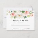 Search for floral wedding rsvp cards Elegant
