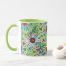 Search for yellow flower mugs White