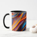 Search for blue flame mugs Abstract