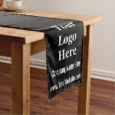 Search for business logo table runners Your logo here