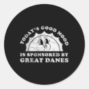 Search for large dog breed stickers Great dane