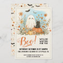 Search for floral halloween invitations Ghost