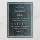 Search for teal and copper wedding invitations Gold
