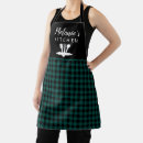 Search for green plaid aprons Buffalo check
