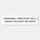 Search for freedom is not free bumper stickers America