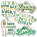 Search for funny irish stickers Clover