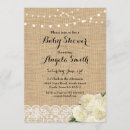 Search for burlap and lace invitations Baby