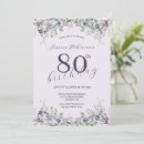 Search for fun 80th birthday invitations Fun modern script