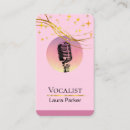 Search for voice over business cards Vocalist